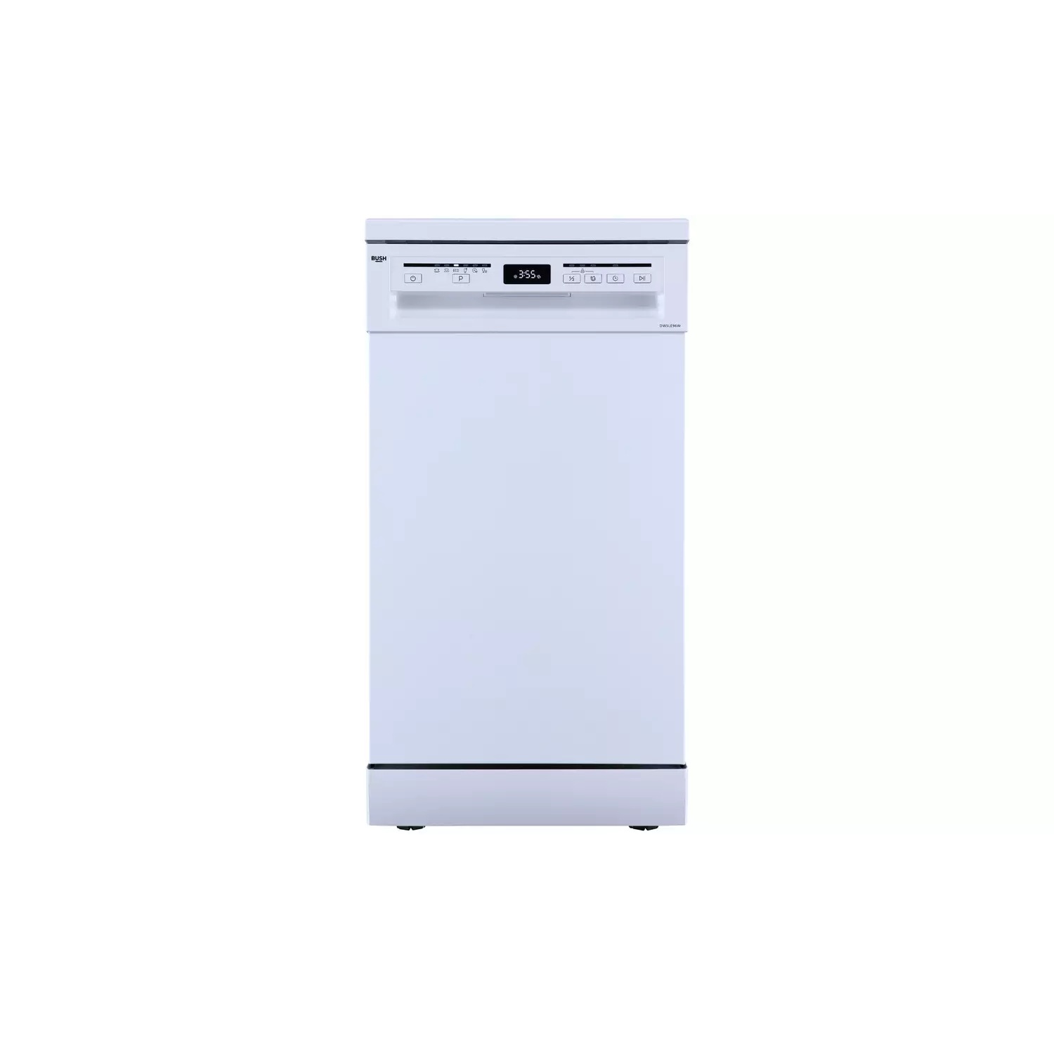 Bush DWSLE96W Slimline Dishwasher